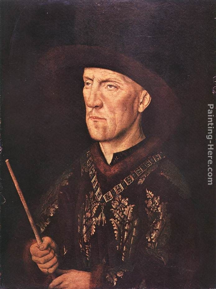 Jan van Eyck Portrait of Baudouin de Lannoy